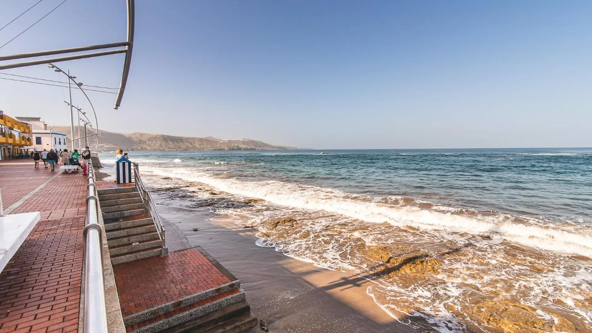 דירה לאס פאלמס דה גראן קנאריה Canteras 1º Linea De Playa ספרד